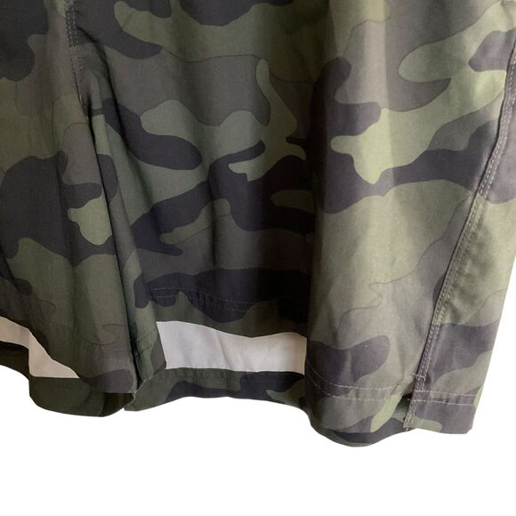 Camo StretchTech Men's XL Quick Dry Shorts Zipper Pockets Activewear Running Jog - Picture 11 of 11